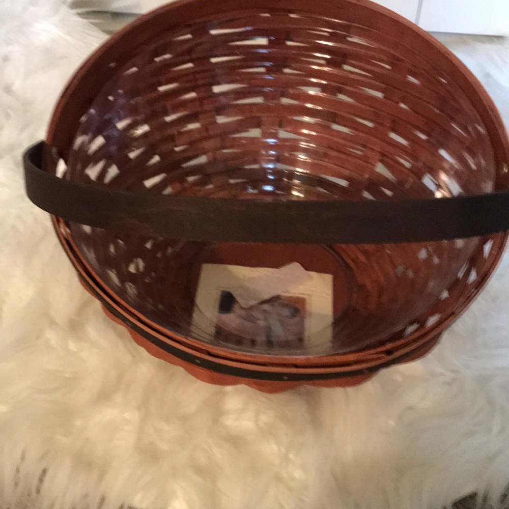 Longaberger large treat basket w/ protector